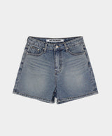 [B-DENIM] ウォッシングショート012 - BLUE