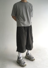 strap pintuck bermuda pants(3colors)