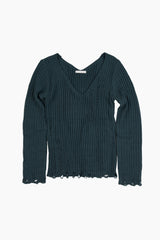 Destroy v-neck knit
