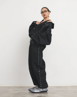Riveted Double Waist Jeans