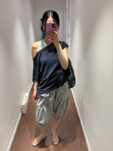 フォグオフショルダーTシャツ (4color)
