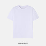 LMN モダンクラシックコットンクロップ半袖Tシャツ (5 colors)