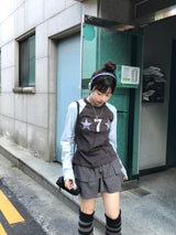 リコガーリッシュドットカンカンシャーリングスカート