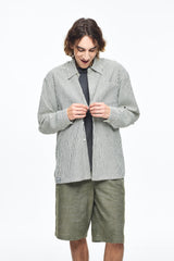 Crinkle Stripe Shirt