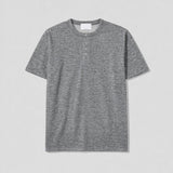 LMN Standard V-Neck Henley Neck Short Sleeve Tee (6 colors)