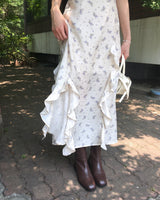 oat flower long dress