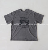 エントンオーバーサイズフィットプリント半袖Tシャツ