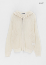 [MADE] Ernin Summer Knit Hooded Zip-up