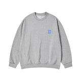25SS ボックスベーシックロゴスウェットシャツ メランジ