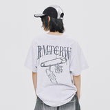 シルバークリップペンダントtシャツ