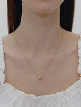 26SS★ Ice Cushion Silver Necklace
