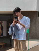 コア ベーシック Uネック ロングスリーブ Tシャツ