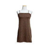(Set/3color) Damaged Sleeveless Onepiece & Crop Cardigan Set