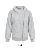 Noelle Asymmetric Hoodie Zip-Up