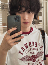 スピーディープリント リンガー 半袖Tシャツ