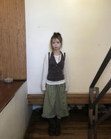 oso dot frill skirt