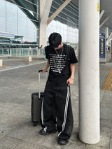 LEAF TWO-WAY BALLOON WIDE PANTS