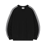 [Unisex] SPORTY TRACK V-NECK OVER FIT SWEATSHIRT (4color)