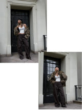Rocxi hood fur JK [Brown]