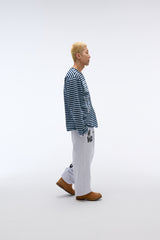 Weekend warrior typography printing long pants (Melange)