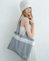 XND LACE ECO BAG_GREY