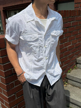 Oen Nylon Roll-Up Shirt
