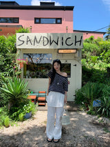 [MADE] Kaen Nylon Layered Skirt Banding Pants