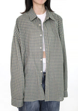 (UNISEX)スマートチェックシャツ(3colors)