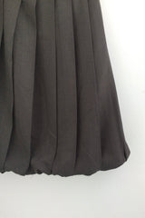 soft tulip pleats skirt