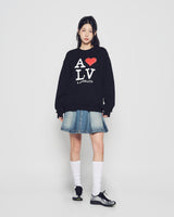 25FW LOVE ADLVスウェットシャツ ブラック