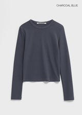 [B-BASIC] Standard Round Long Sleeve T-Shirt 2SIZE