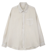 Glass Pigment Basic Cotton Shirt