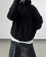 Bio unbalanced corduroy warmer jacket