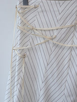 zigzag pattern midi skirt 
