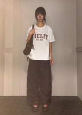 Devil Letter Tattoo Graphic Oversized T-Shirt 3color