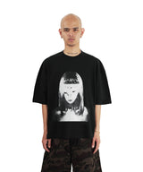 HIERARCHY STUDIOS Unsolved - Black Victim Boxy Heavyweight Oversized T-Shirt
