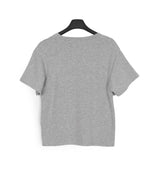 ニードルブラッシュドラウンドショートスリーブTシャツ