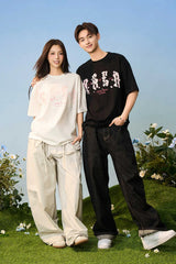 フォーリングサクラグラフィックTシャツ