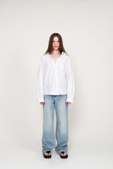 サマーオーバーフィットシャツ (WHITE)