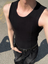 Madrid Cut Ribbed Sleeveless