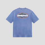 オーバル ロゴ ダメージ Tシャツ