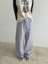 side pocket cotton pants