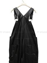 Leather overalls