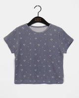 Beurep Flower Crop Short-Sleeved T-Shirt