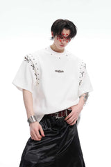 ディコンストラクティドストラップカットアウトTシャツ