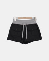Peton Two-Pocket Roll-Up Shorts