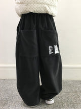 キャンプユニセックスワイドフリースパンツ (3c)