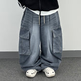 aqua wash big balloon denim