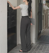 [MADE] Office, Flare Silhouette Summer Slacks Pants
