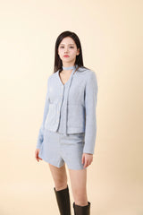 SET V-neck Strap Jacket & Pants